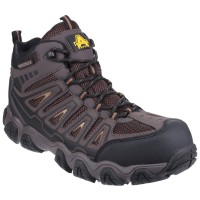 Amblers AS801 Waterproof Safety Boots Brown